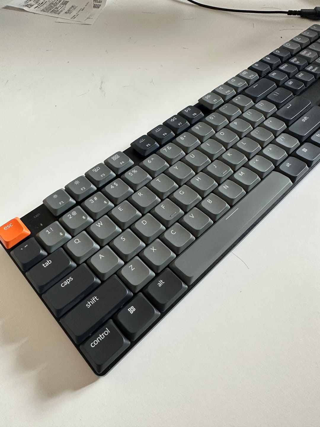 Customer photo review of Keychron K5 QMK 無線機械鍵盤 第二代(英文版本-送注音轉印貼紙)
