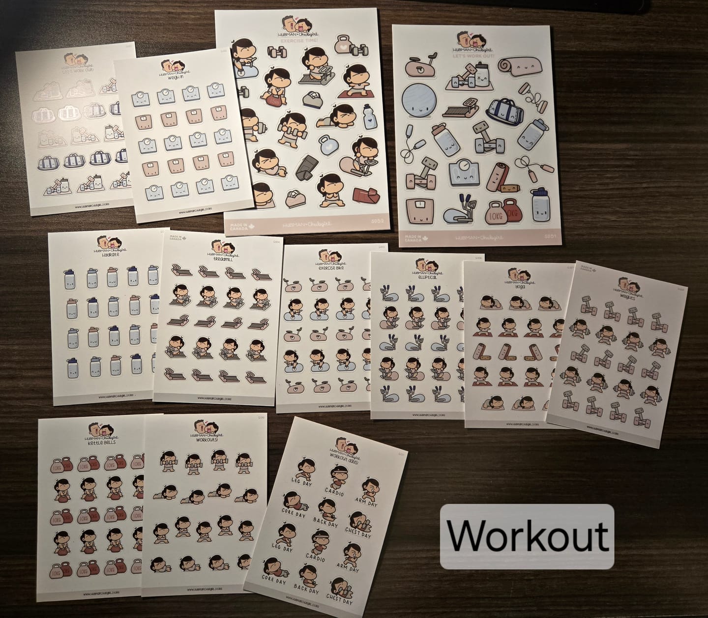 Customer photo review of Elliptical Planner Stickers