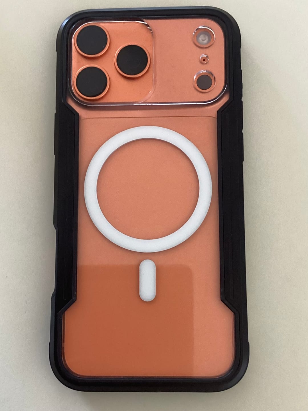 Customer photo review of Tough On Iron Shield Case with MagSafe for iPhone