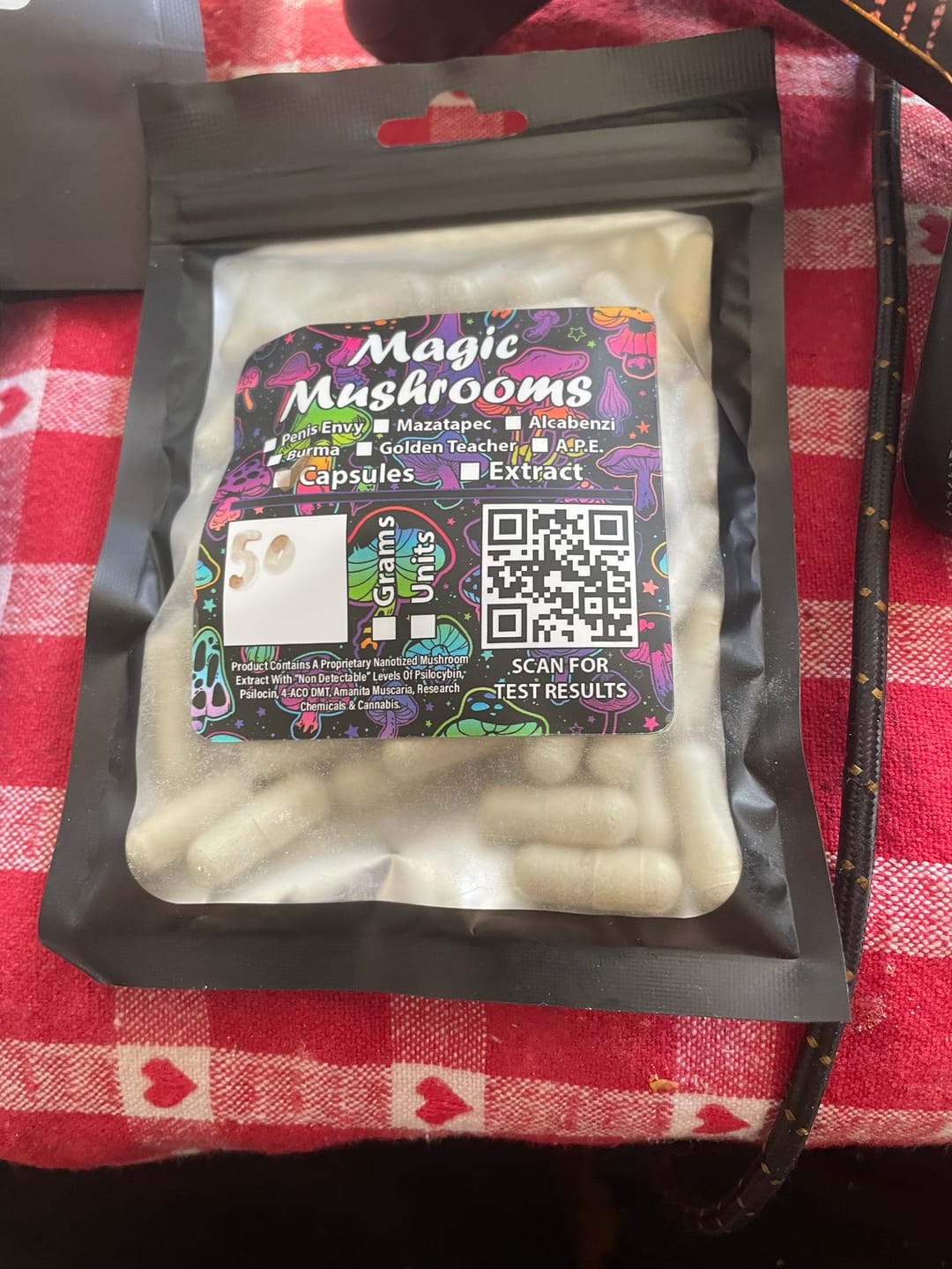 Customer photo review of Non Detect Mushroom Capsules - 50% Off