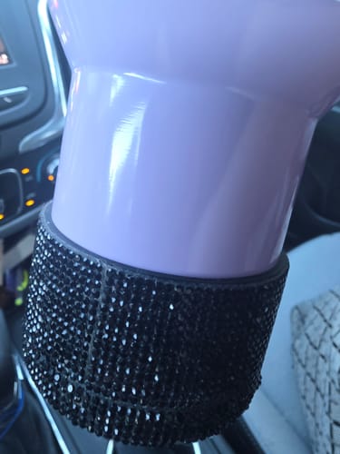 Customer photo review of BLACKED OUT BLING Tumbler Boot -fits 40oz New!