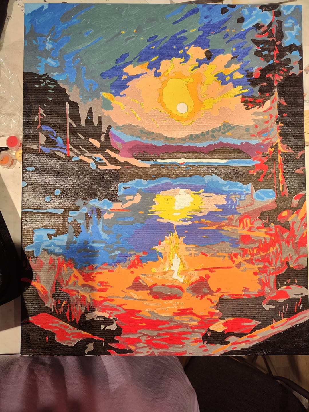 Customer photo review of Night by the Lakeside