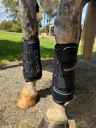 Customer photo review of Ice-Vibe Leg Wraps - New