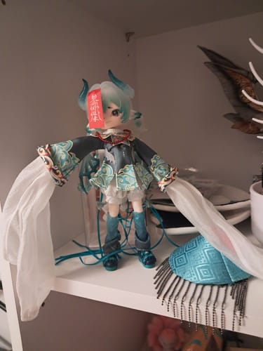 Customer photo review of Penny's Box Cool Mint Zombie Limited BJD Action Figure【Shipped in Sept. 2025】