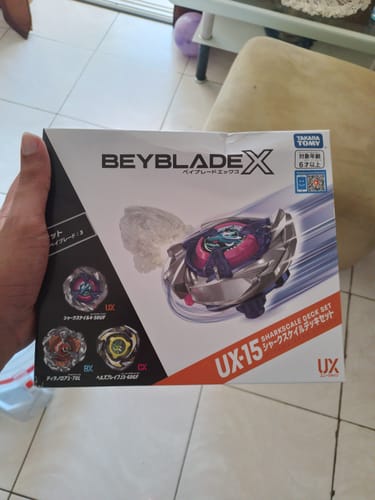 Customer photo review of [Pre-Order Lot 2 ETA September] Takara Tomy Beyblade X UX-15 SharkScale Deck Set