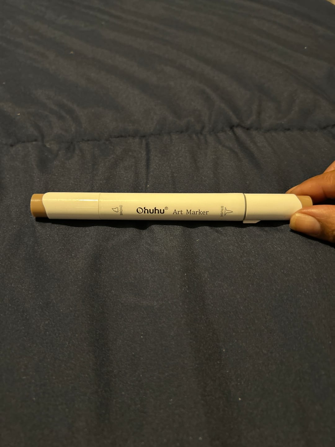 Customer photo review of Ohuhu Honolulu E310 / E413 Individual Marker, Brush & Chisel