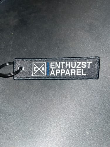 Customer photo review of BLUE LINE KEY TAG