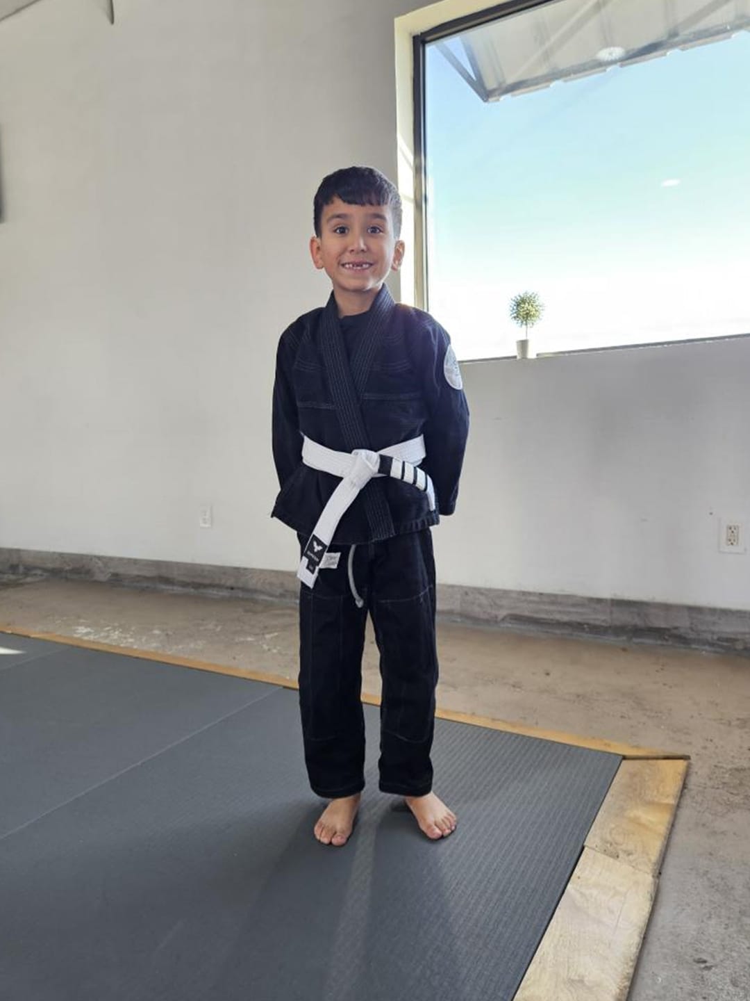 Customer photo review of Brazilian Jiu Jitsu Kids BJJ White Belt