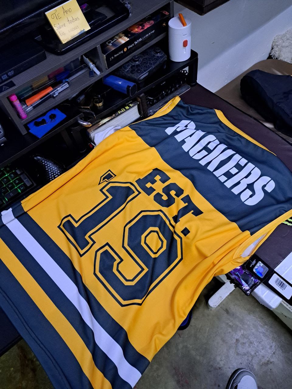 Customer photo review of Playera Sin Mangas Green Bay Packers