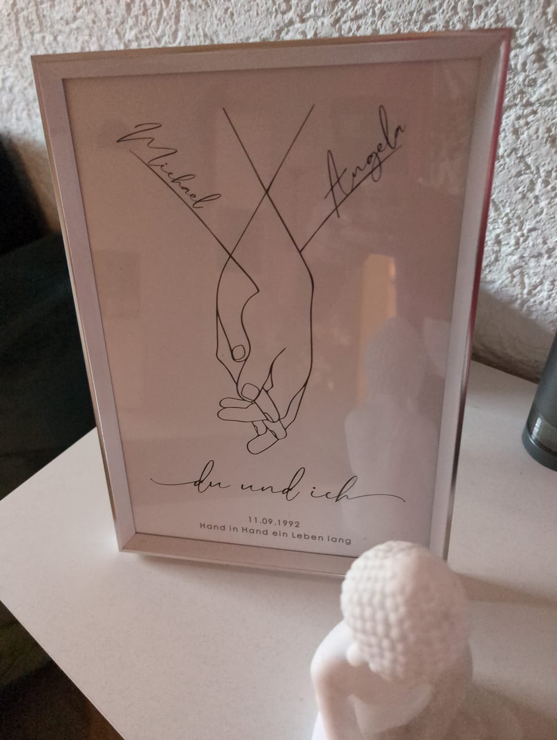 Customer photo review of Hand in Hand - Personalisiertes Poster