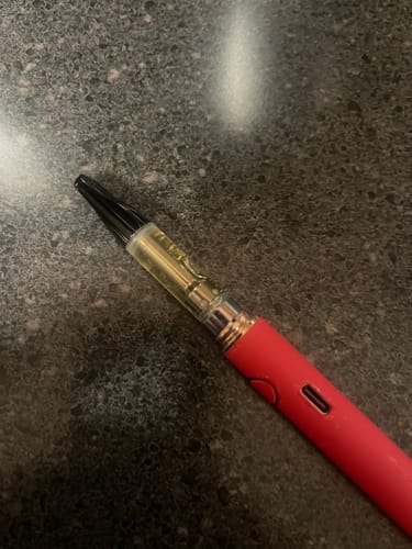 Customer photo review of 3pc Flavor Pack of 1 Gram THCA Blend Full Spectrum Vape Cartridge