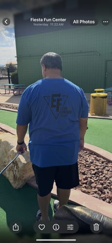 Customer photo review of Forward Tee