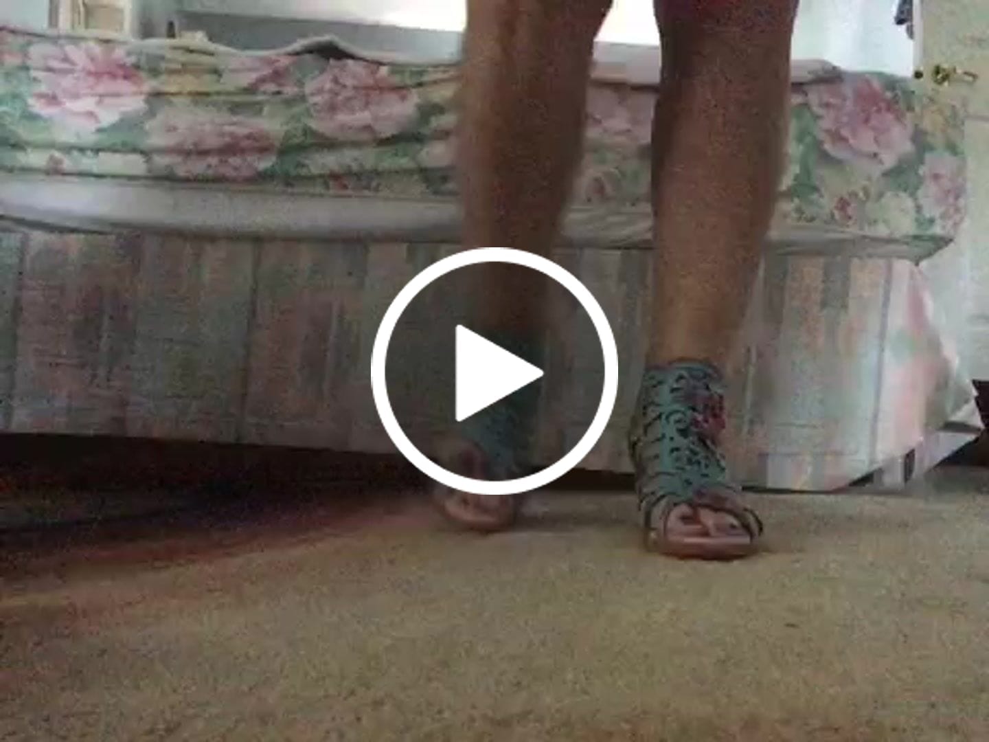Customer video review of Blooming Vine Romantic Cutout Sandals