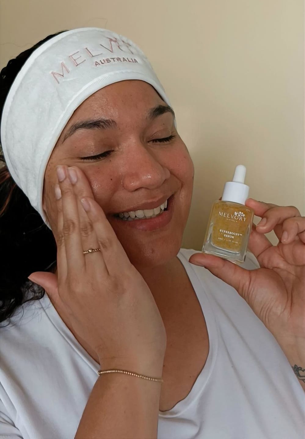 Customer photo review of Vitamin C 10% HYPERBOOST® Serum