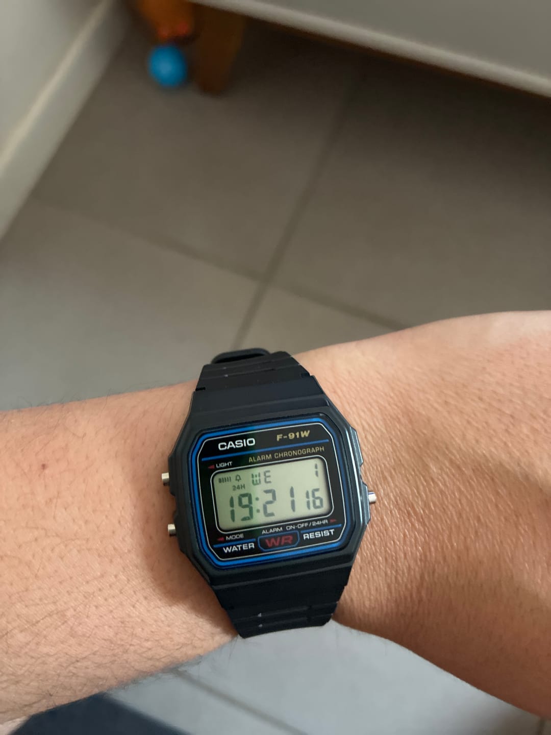 Customer photo review of Reloj Casio Vintage F-91W-1JH Packaging JDM