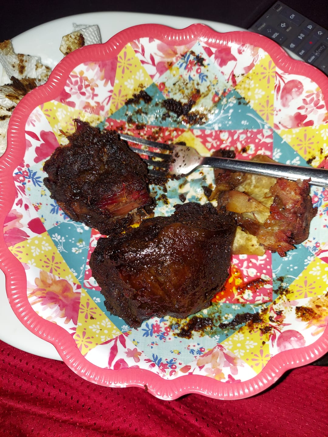 Customer photo review of True 'Candy Red' Oxtail Softballs