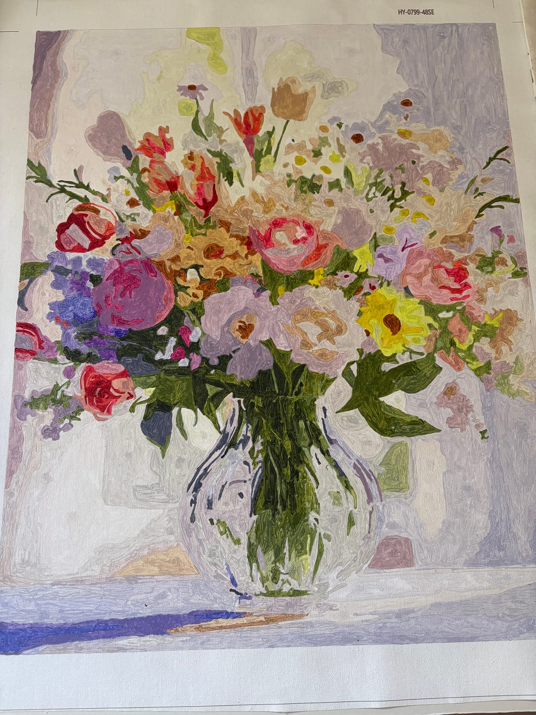 Customer photo review of Blumen, Ultra Realistisch - Malen nach Zahlen
