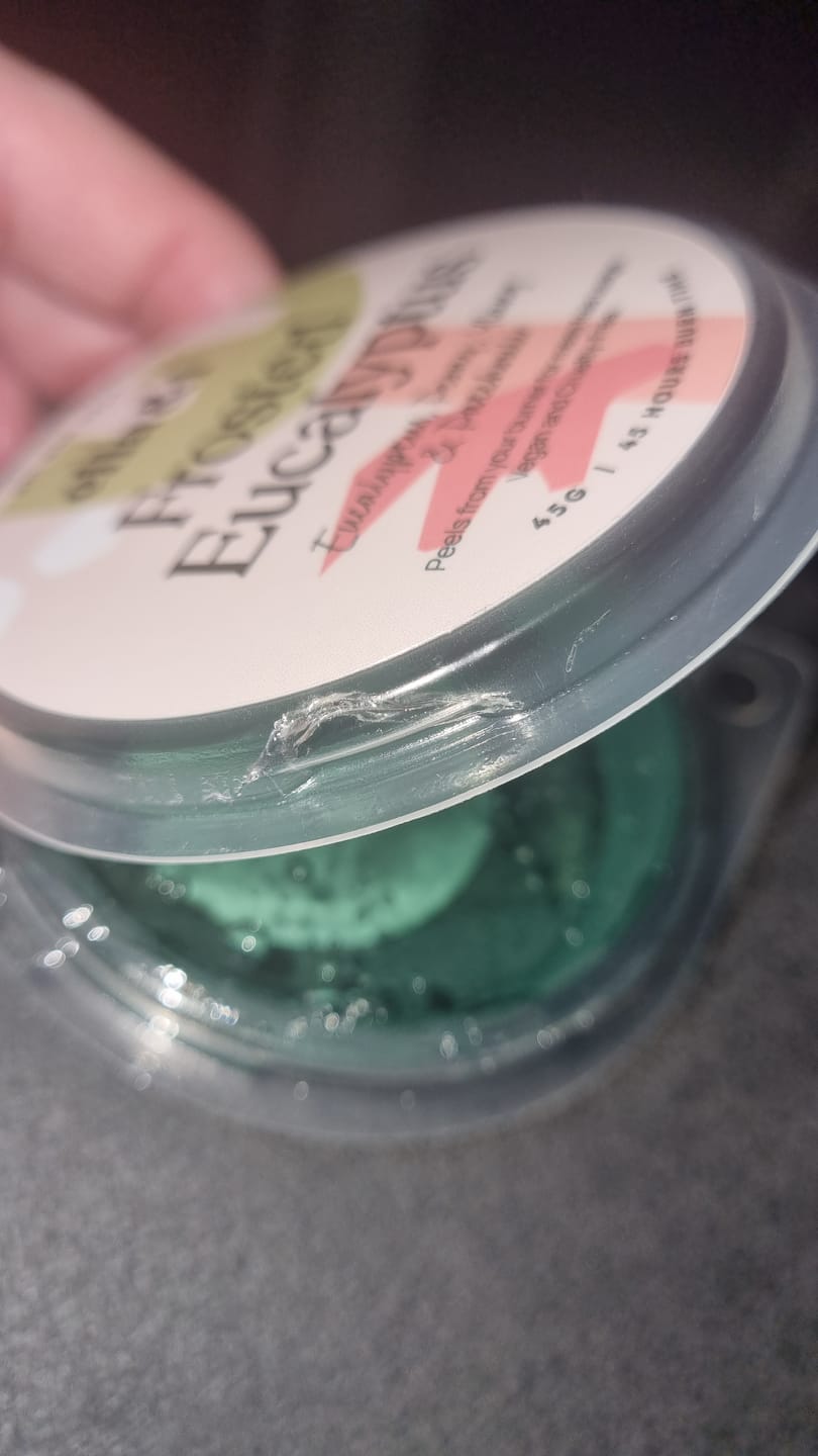 Customer photo review of Frosted Eucalpytus Gel Melt
