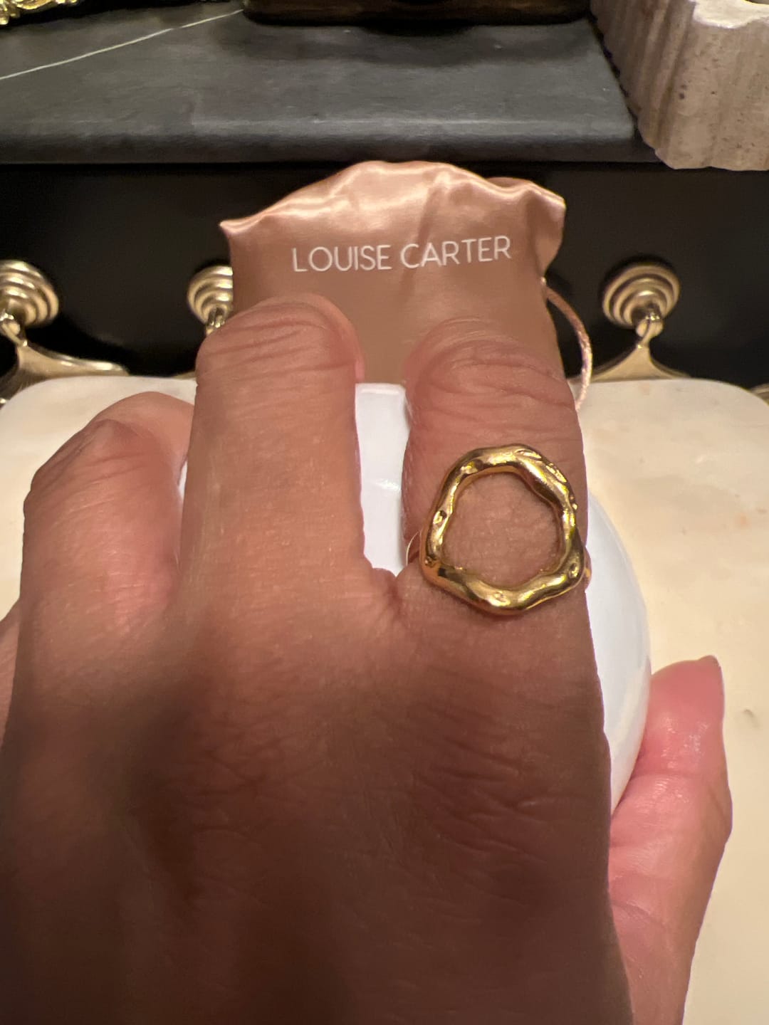 Customer photo review of Cairo Band Ring (Bundle)