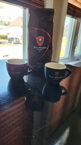 Customer photo review of Whole Bean Coffee Red - Medium Roast (7.05 oz)