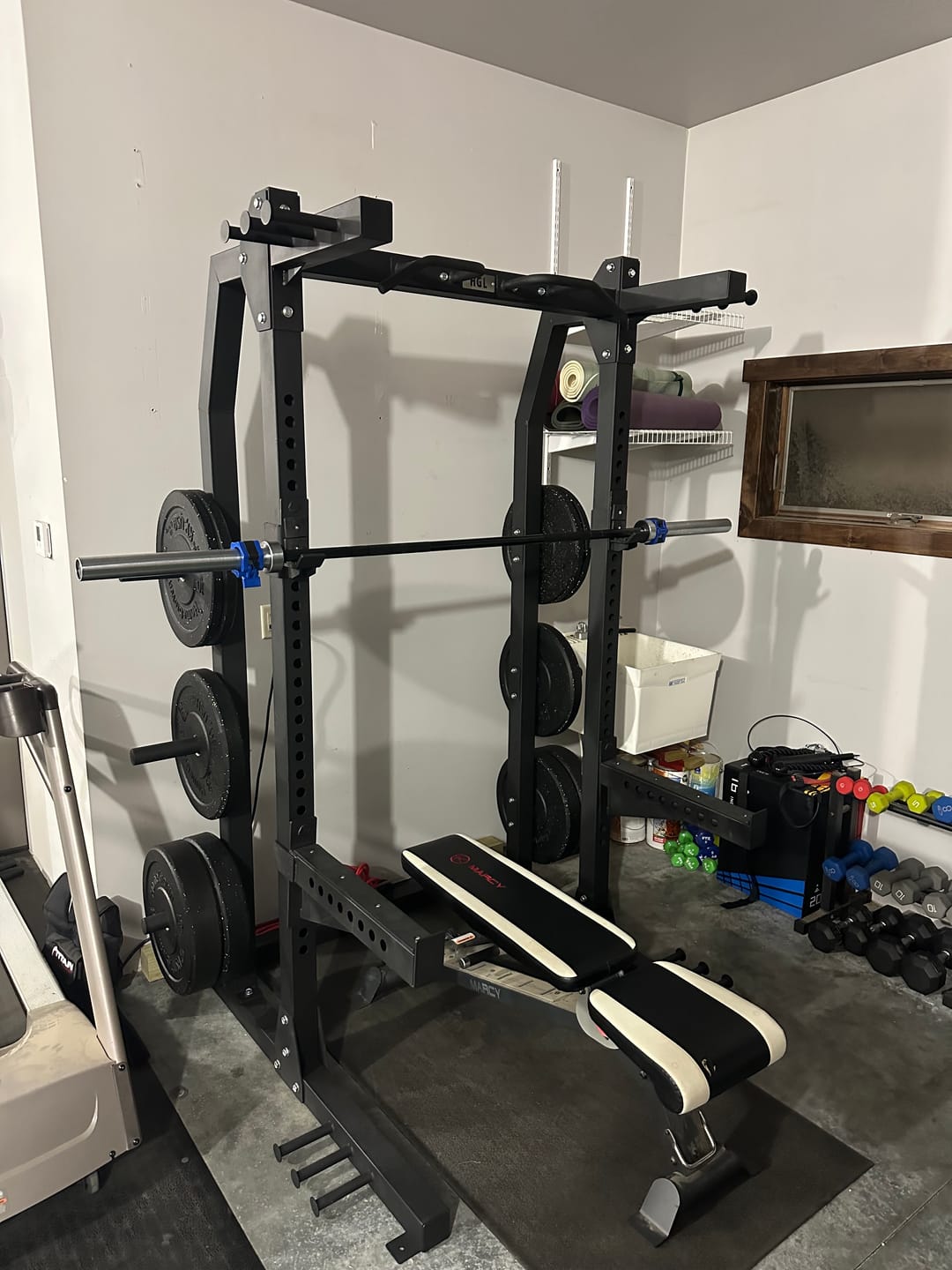 Customer photo review of HGL Half Cage Squat Rack