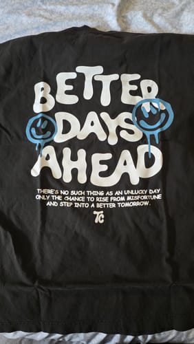 Customer photo review of BETTER DAYS (LIMITED EDITION) OVERSIZED BOX TEE