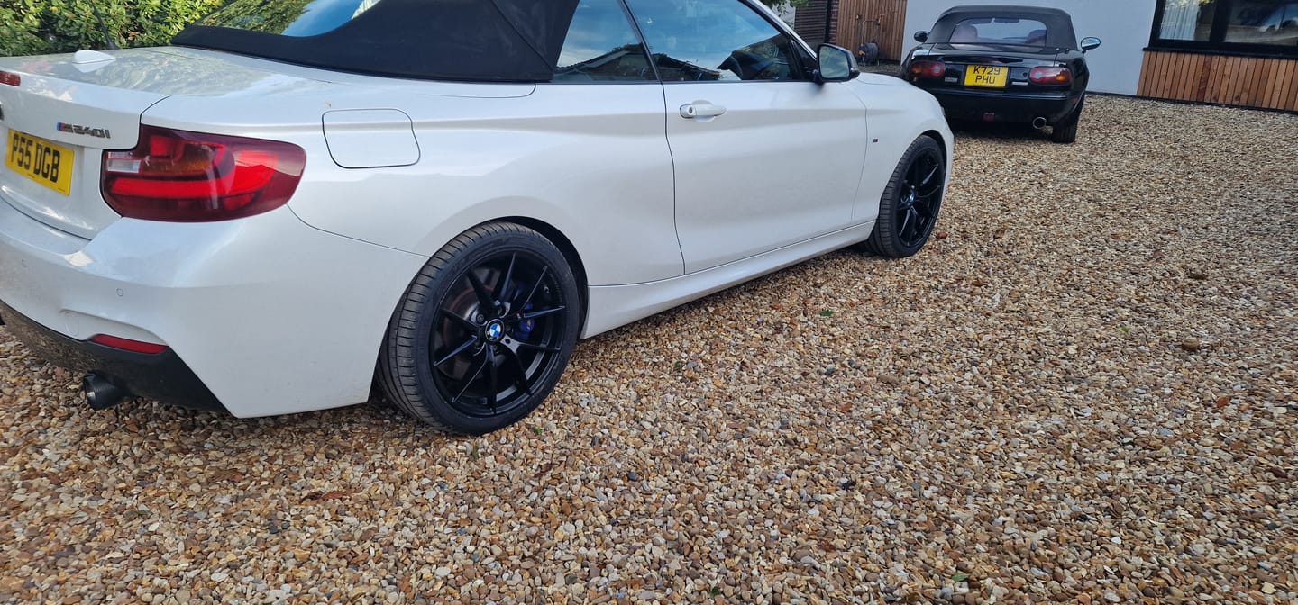 Customer photo review of 763m Satin Black 18” Alloys