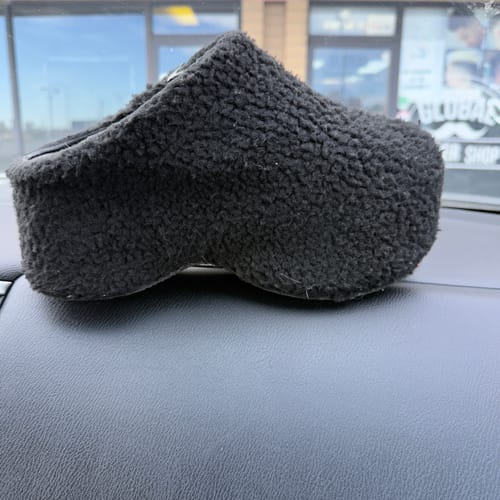 Customer photo review of DOLORITA-BLACK CLOG FLAT