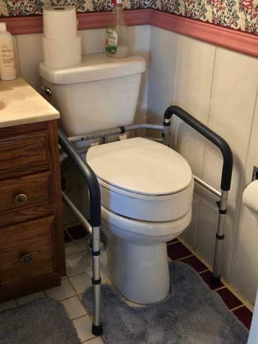 Customer photo review of Toilet Safety Rail (350lb)