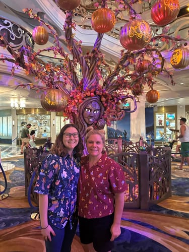 Customer photo review of Disney’s Winnie the Pooh "Tricks & Hunny Treats"  – Women's KUNUFLEX Short Sleeve Shirt