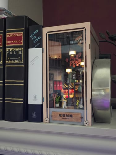 Customer photo review of Kyoto Gion Book Nook Kit