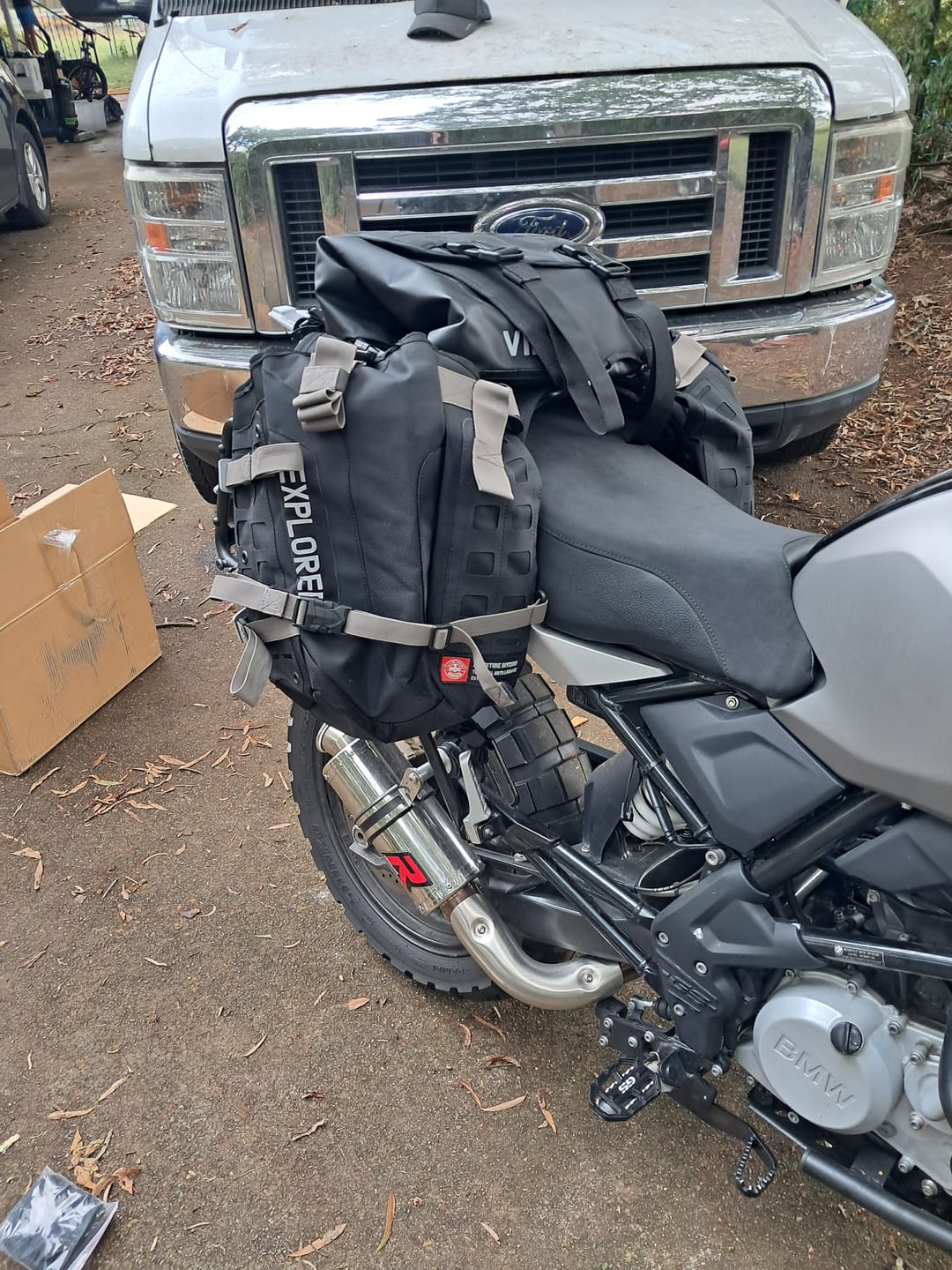 Customer photo review of 80L - Odyssey BMW ADV Touring Luggage System
