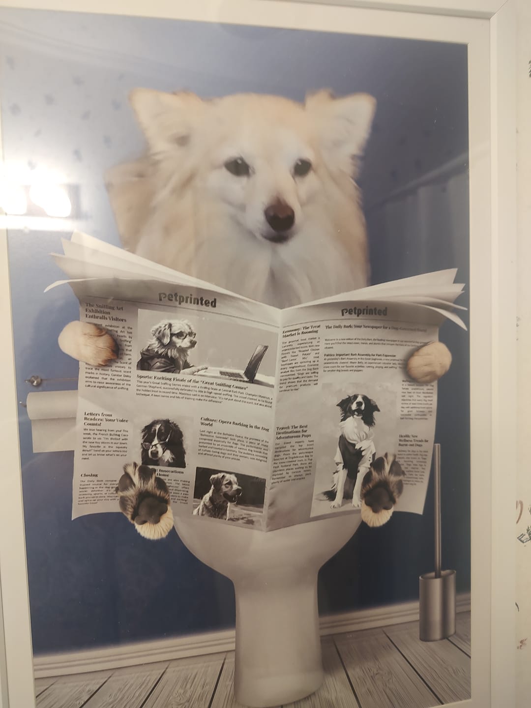Customer photo review of Fun in the tub - Personalized Poster