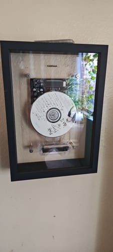 Customer photo review of M1 Music Frame CD Player