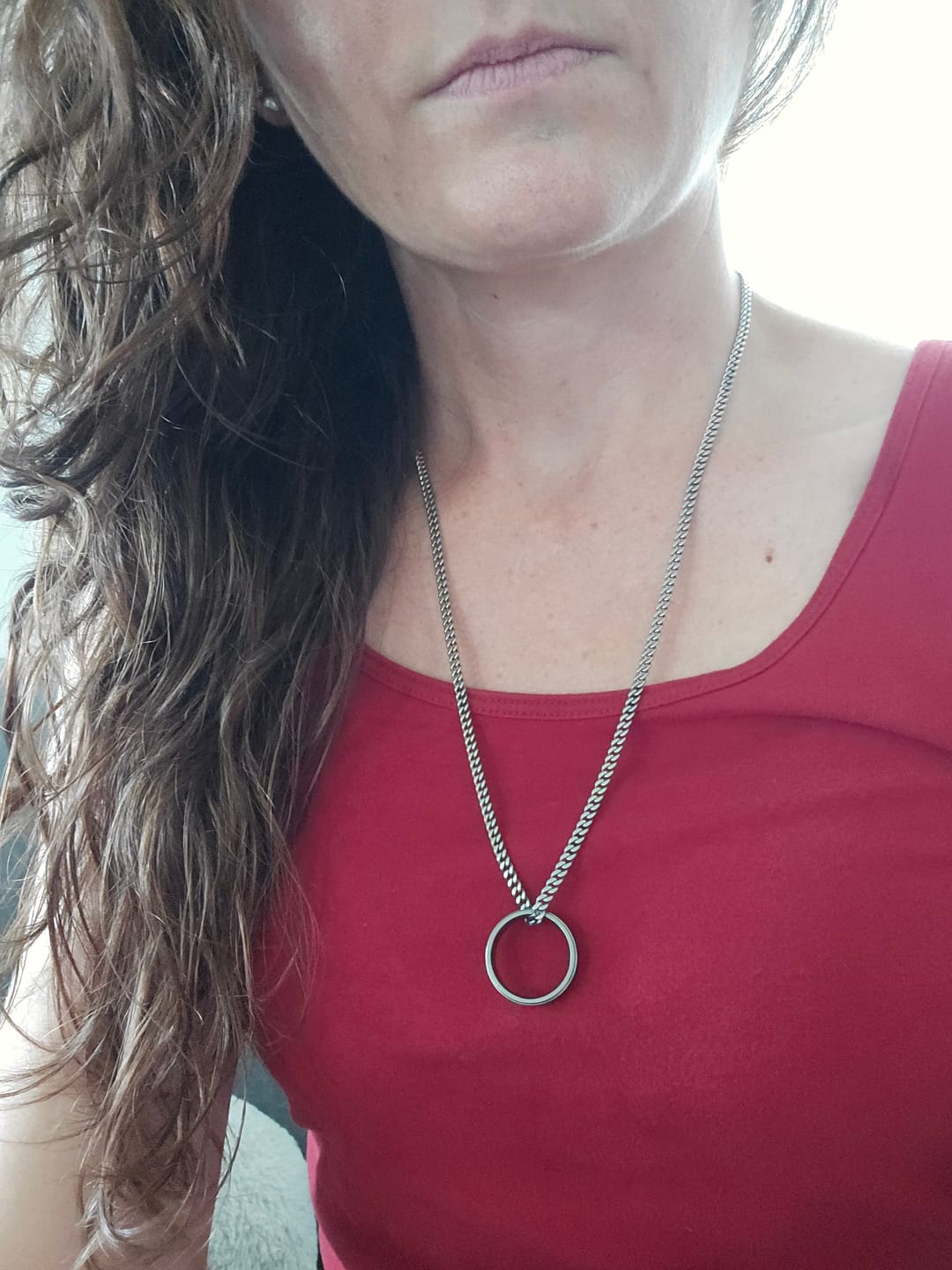 Customer photo review of 3.5mm Cuban Link Chain