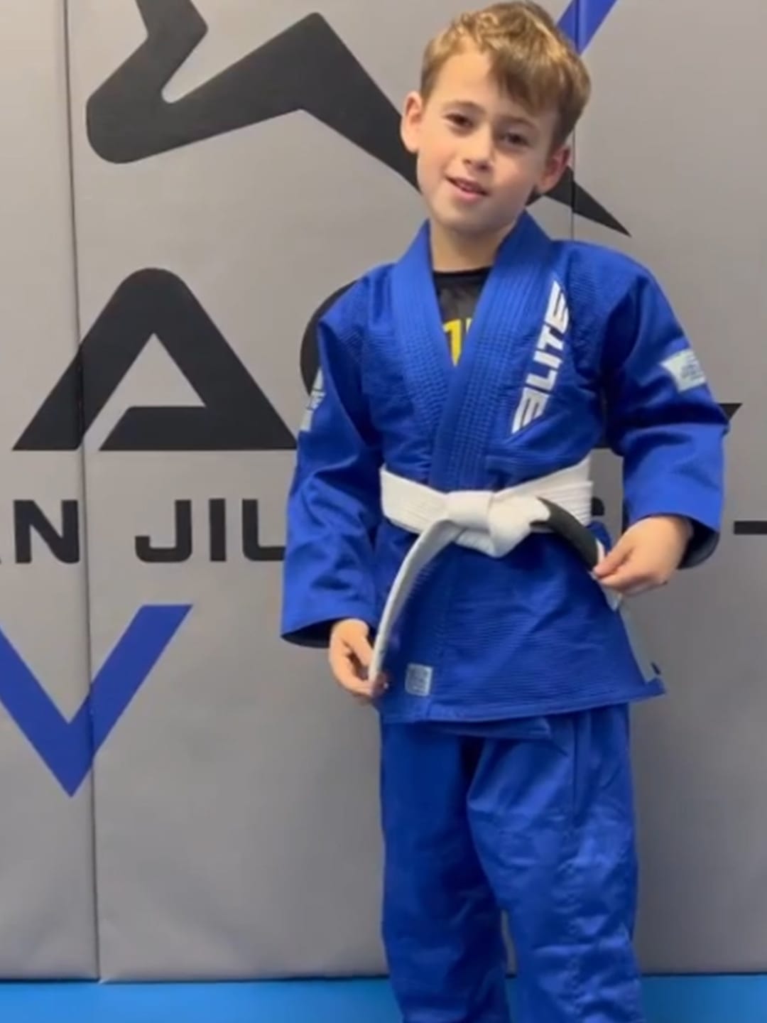 Customer photo review of Brazilian Jiu Jitsu Kids BJJ White Belt