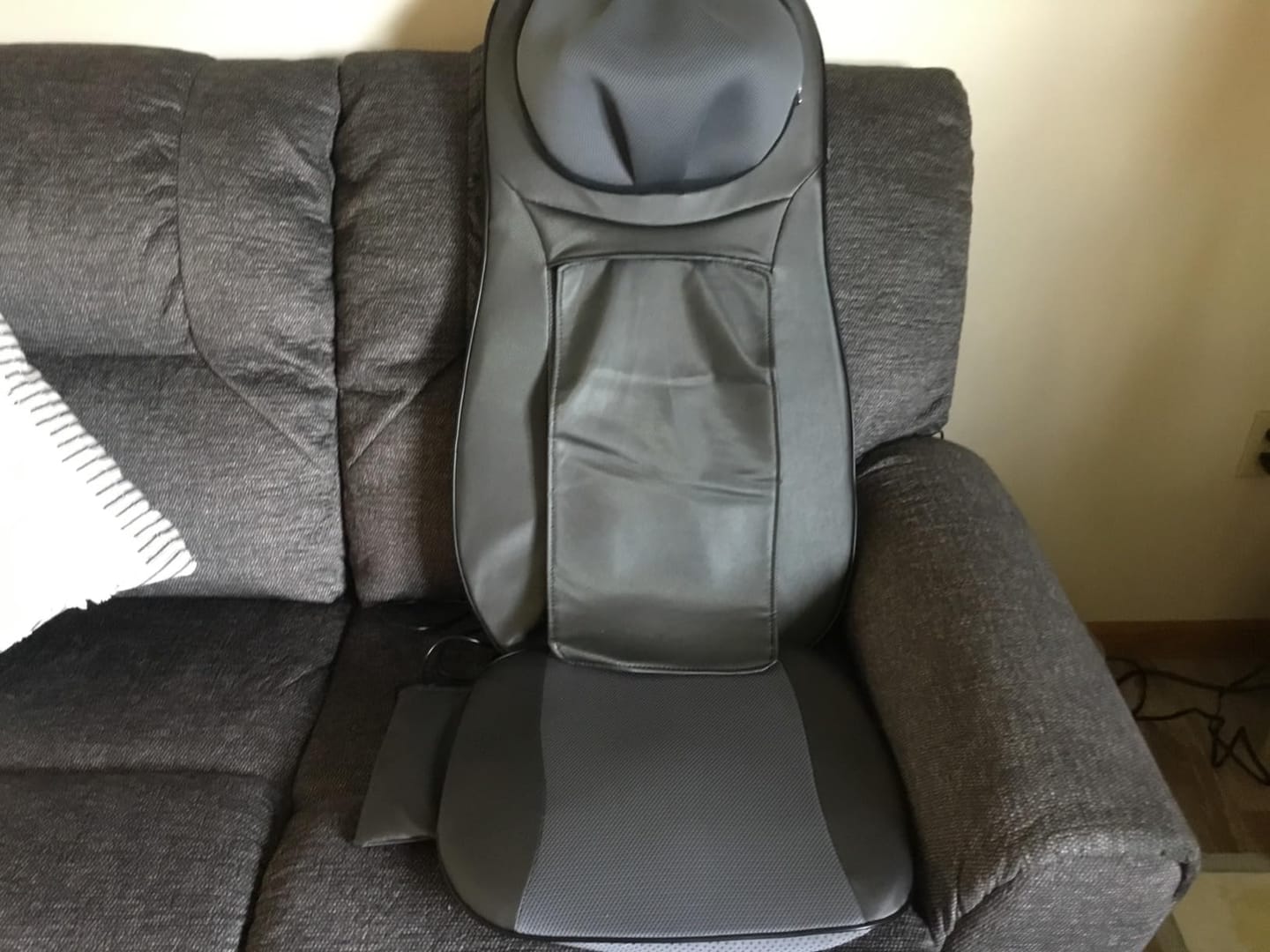 Customer photo review of ShiatsuComfort+ - Elektrisk Massagestol Med Shiatsu Funktion