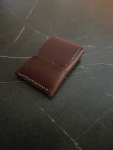 Customer photo review of Slimmad plånbok i äkta läder