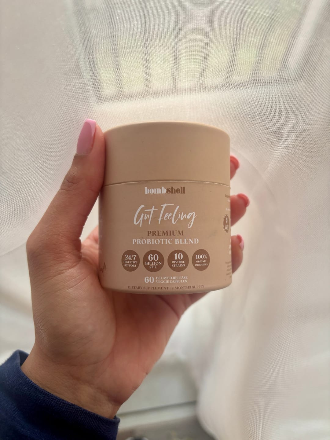 Customer photo review of Probiotic with Organic Prebiotics - 2 Month Supply