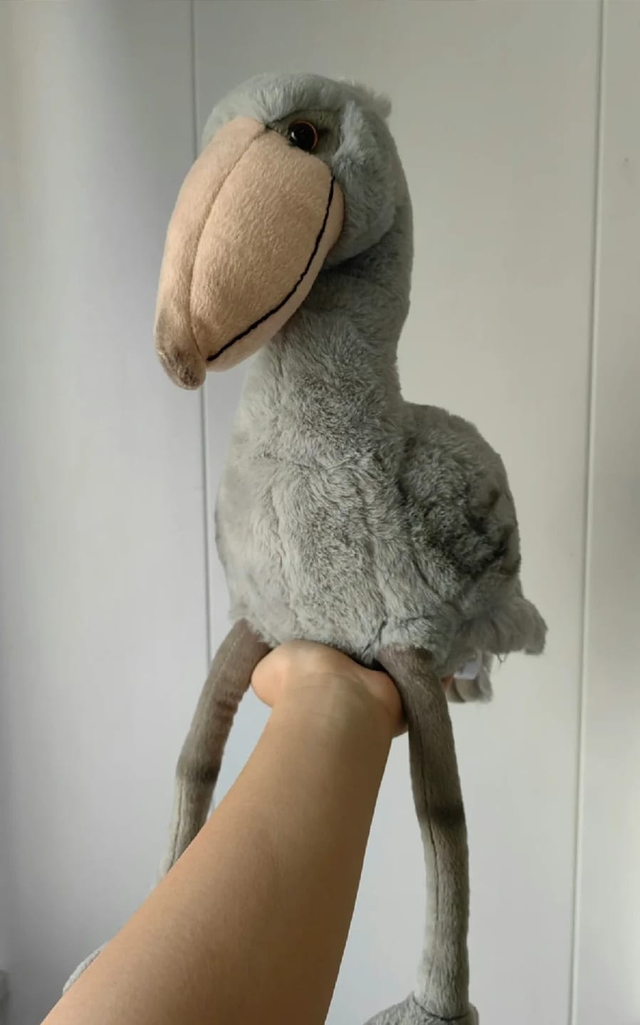 Customer photo review of Shoebill Bird Soft Plush Stuffed Animal Toy