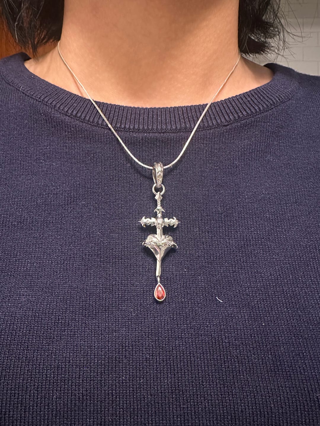 Customer photo review of SACRIFICE PENDANT