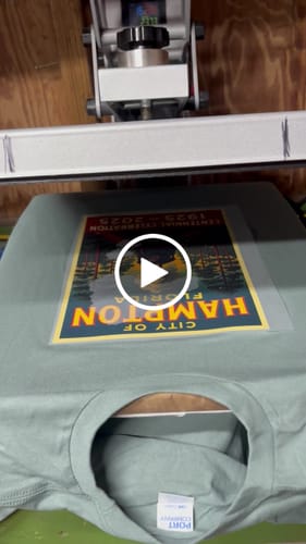 Customer video review of DTF Transfers Upload Your Gang Sheet