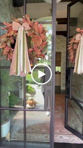 Customer video review of Regal Harvest Soirée Wreath Ribbon