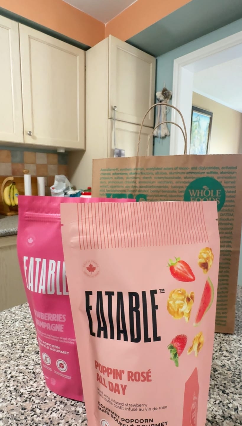 Customer photo review of Poppin' Rosé All Day (125g) - Wine Infused Caramel Popcorn