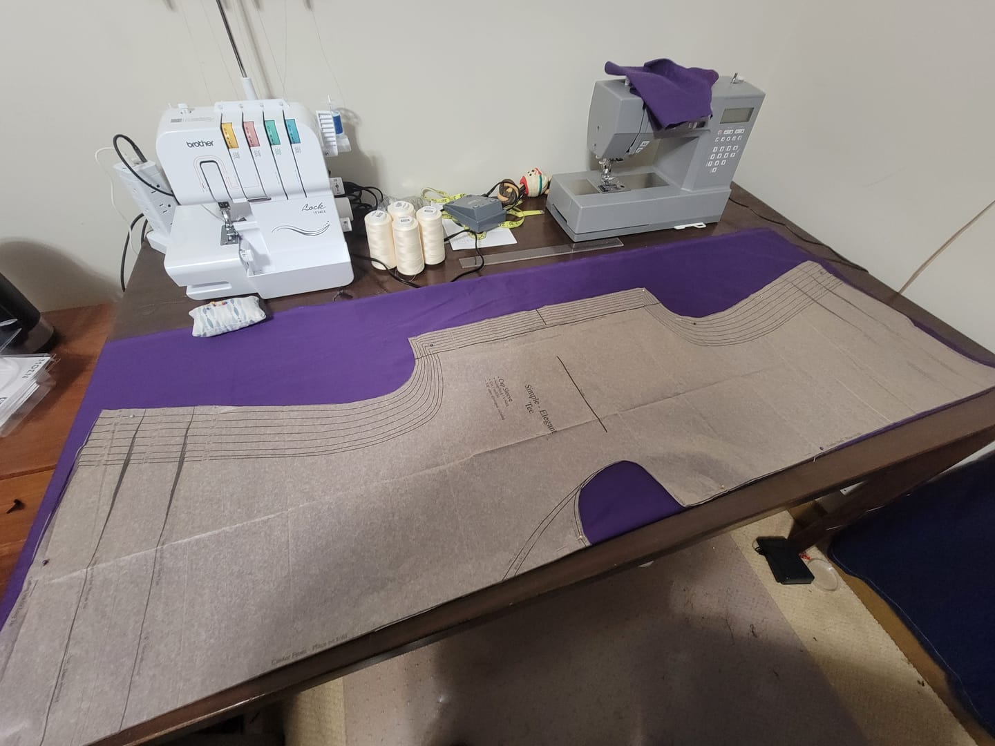 Customer photo review of Simple Elegant Tee Pattern