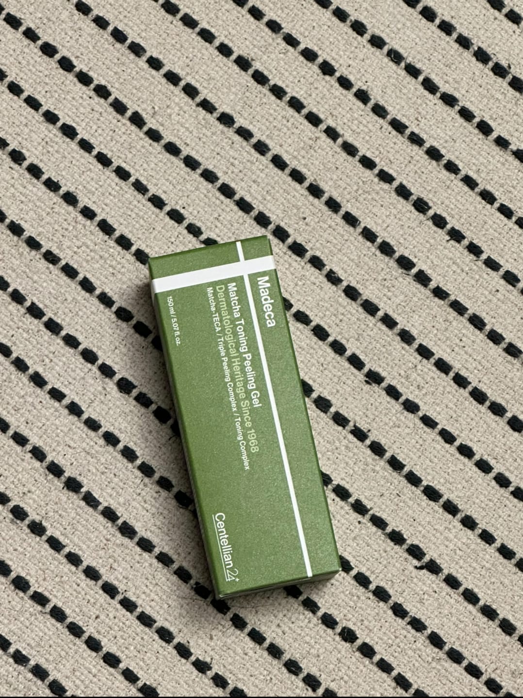 Customer photo review of Madeca Matcha Toning Peeling Gel 150ml