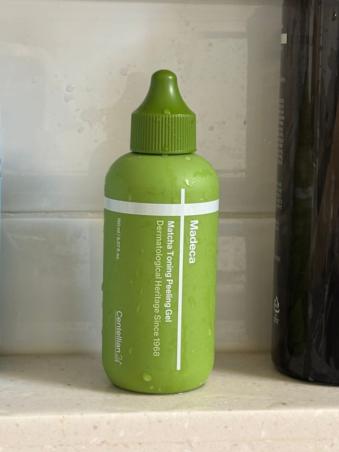 Customer photo review of Madeca Matcha Toning Peeling Gel 150ml