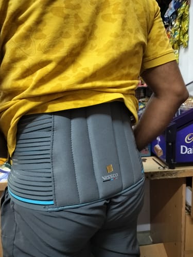 Customer photo review of Lumbocare (Lumbo Sacral Belt) | Provides Support to the Lower Back | Pain solution for Back and Abdomen (Grey)