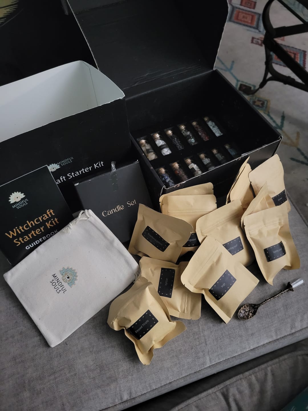 Customer photo review of Witchcraft Starter Kit + FREE Tarot Card Deck