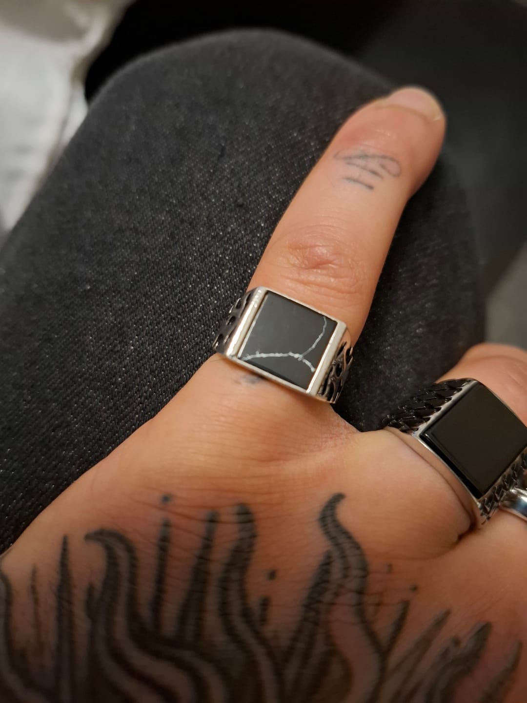 Customer photo review of SCRATCHED. - 925 STERLING SILVER
